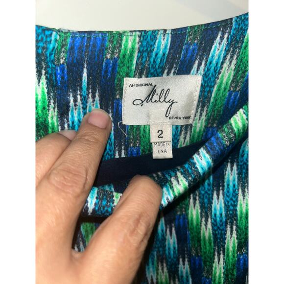 Milly - Carina Three Quarter Sleeve Dress -Size 2. MSRP $375 - Picture 2 of 7